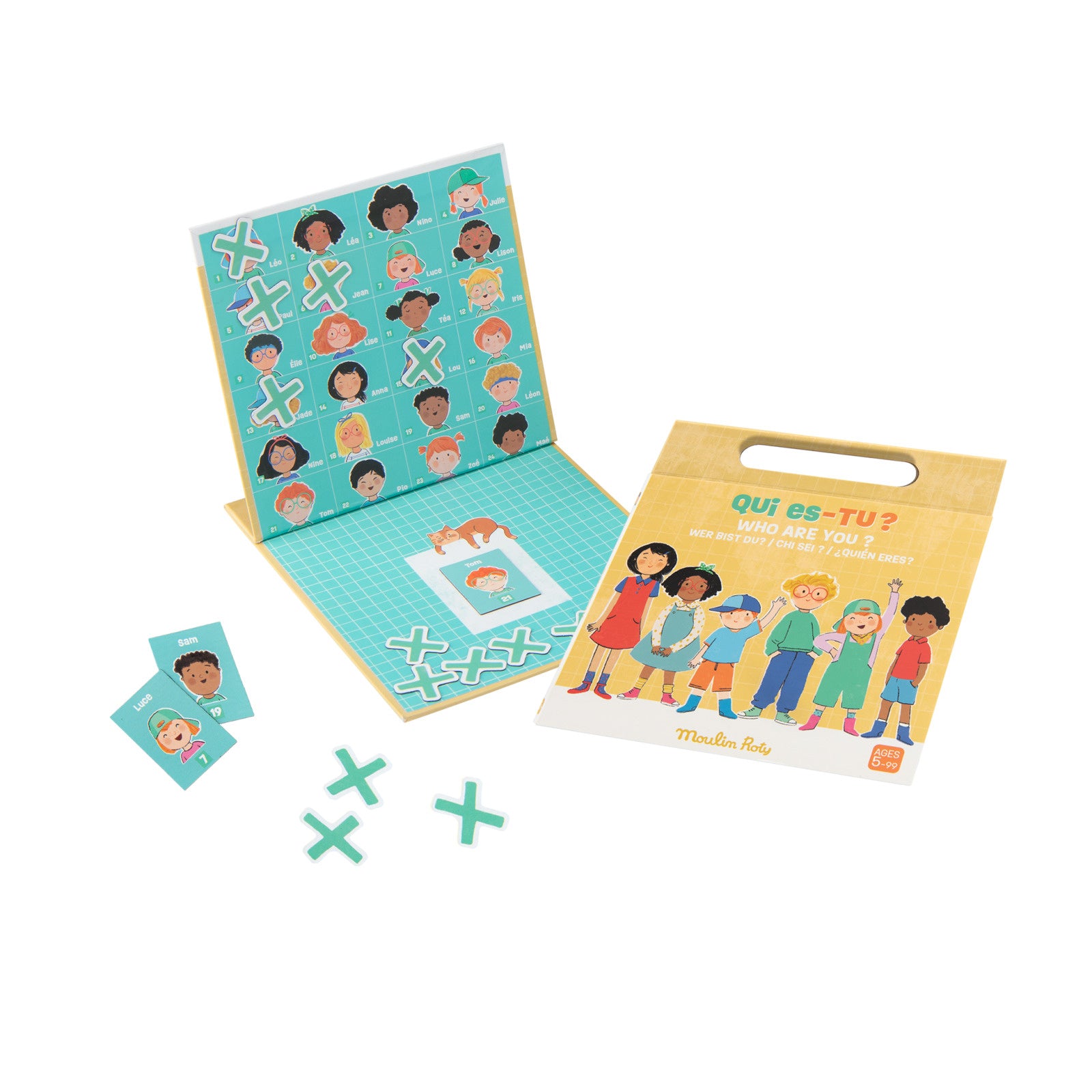 Aujourd'hui C'est Mercredi Who Are You? Magnetic Game