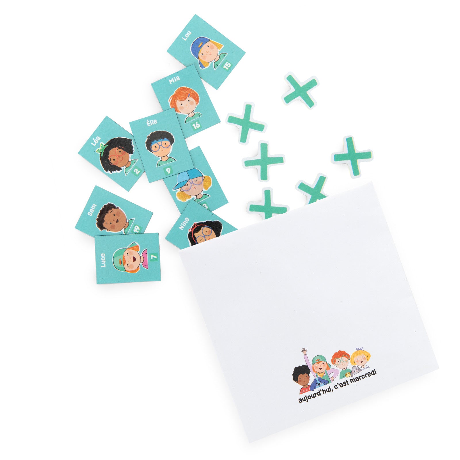 Aujourd'hui C'est Mercredi Who Are You? Magnetic Game