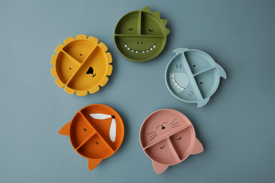 Silicone Divided Suction Plate - Mr. Shark