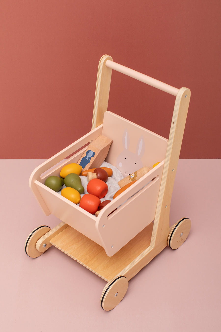 Wooden Shopping Cart - Mrs. Rabbit