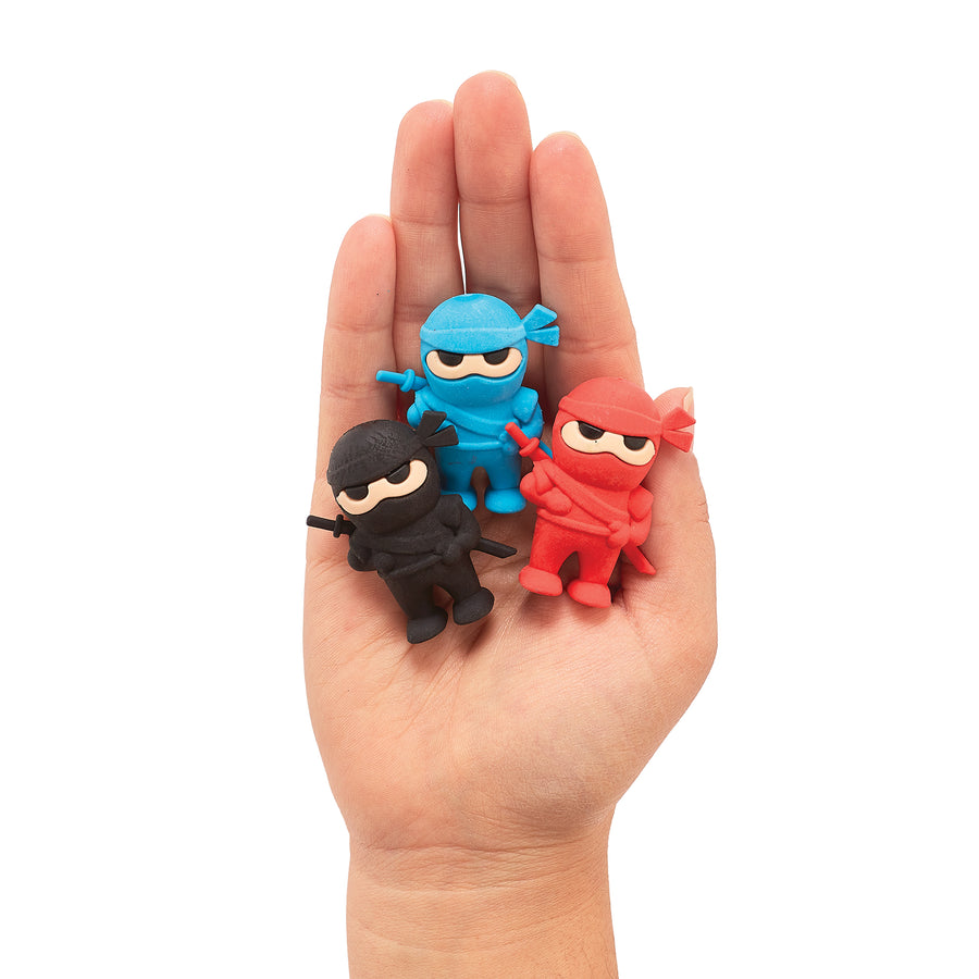 Ninja Erasers - Set of 3