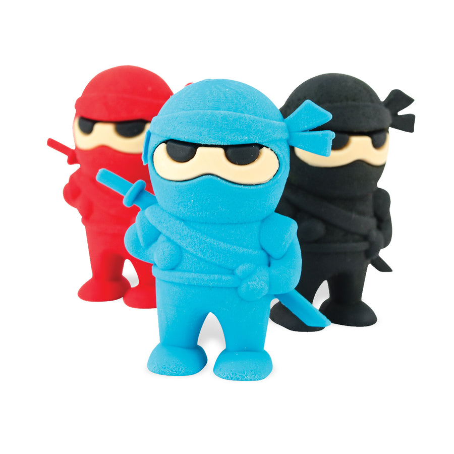 Ninja Erasers - Set of 3