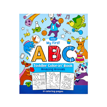 Toddler Colouring Book - ABC Amazing Animals