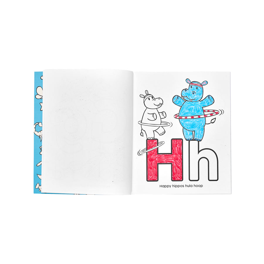 Toddler Colouring Book - ABC Amazing Animals