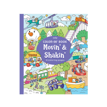 Color-in Book - Movin' & Shakin'