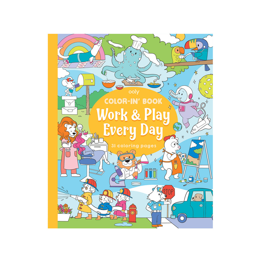 Color-in Book - Work & Play Everyday