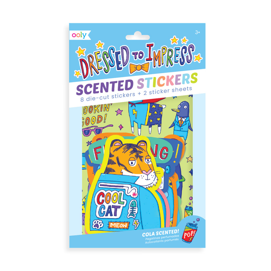 Scented Scratch Stickers - Dressed to Impress