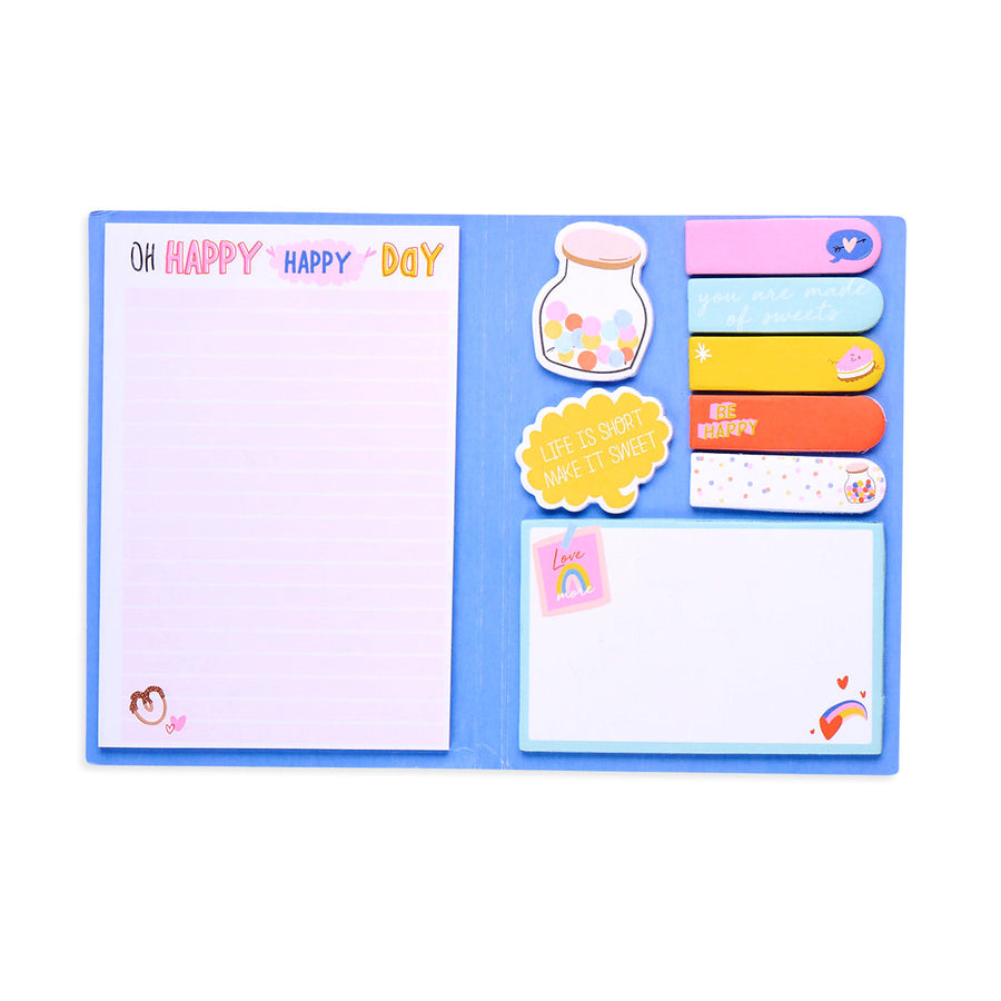 Side Notes Sticky Tab Note Pad