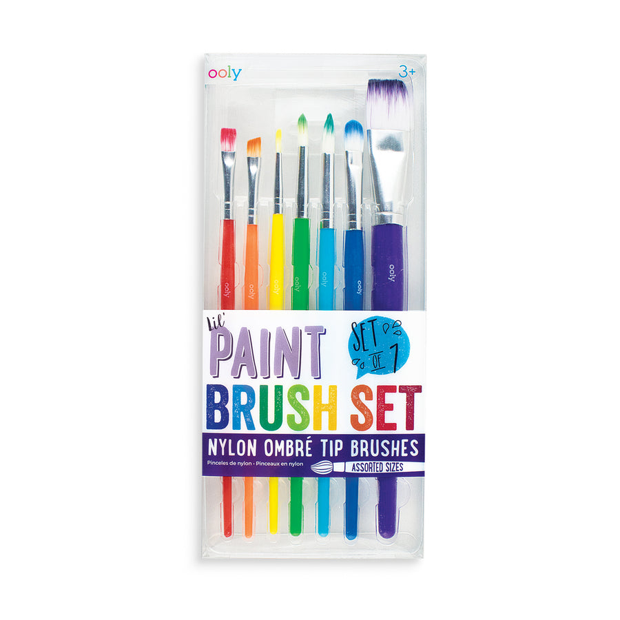 Lil' Paint Brushes Set - Set of 7