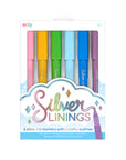 Silver Linings Outline Markers - Set of 6