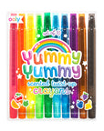 Yummy Yummy Scented Twist Up Crayons - Set of 10