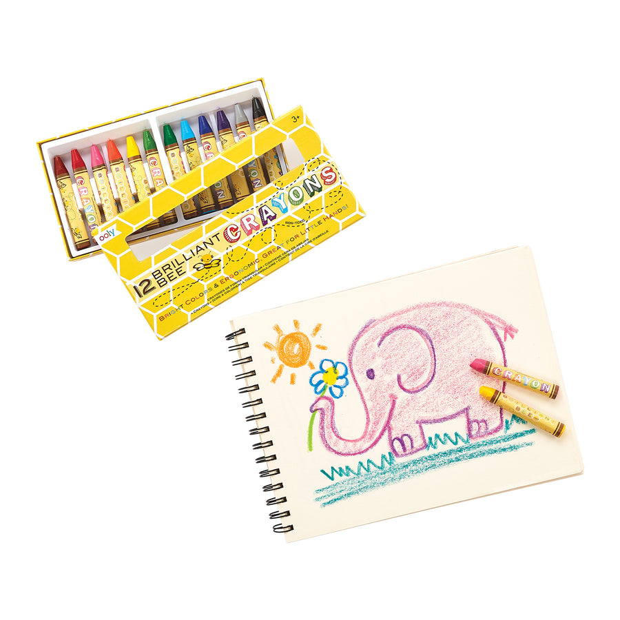 Brilliant Bee Crayons - Set of 12