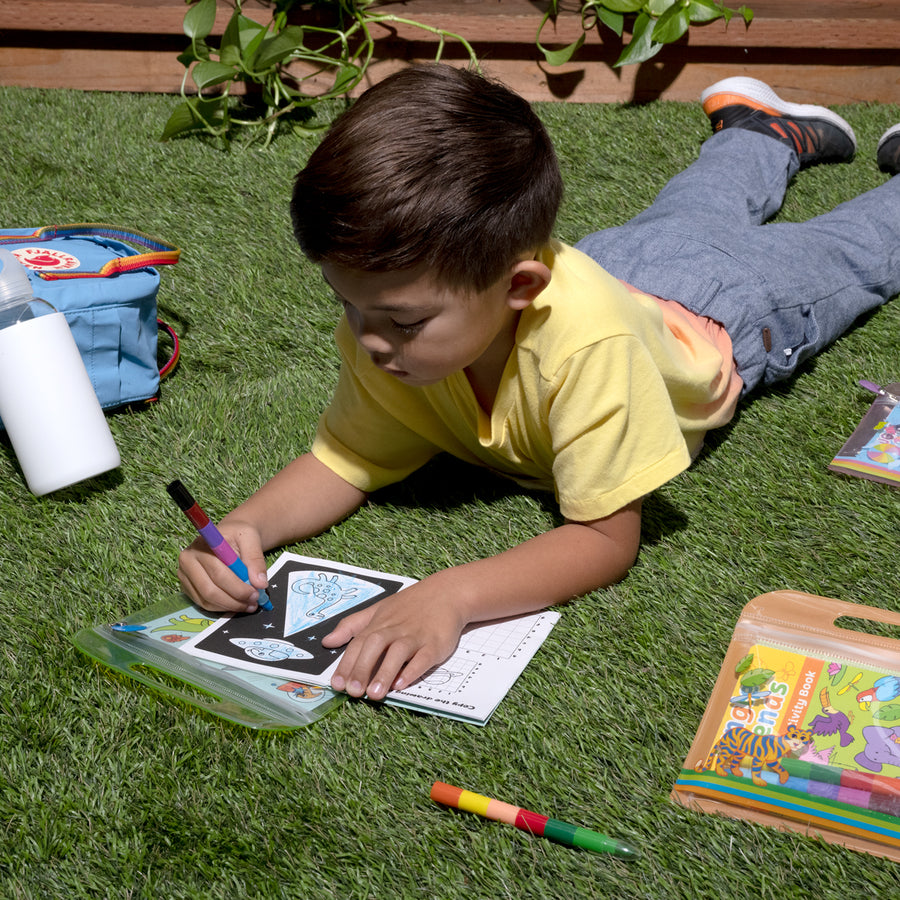 Mini Traveler Colouring & Activity Kit - Dinosaurs in Space