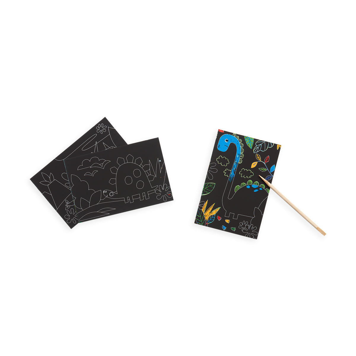 Mini Scratch & Scribble Art Kit - Dinosaur Days