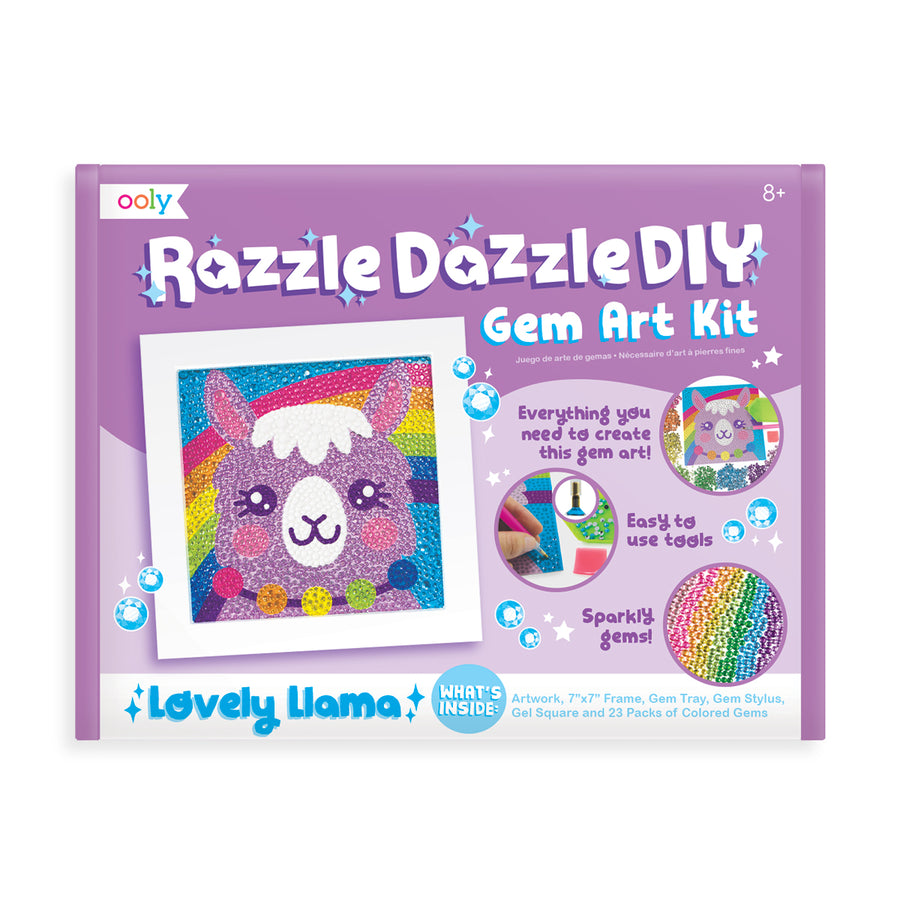 Razzle Dazzle Gem Art Kit - Lovely Llama