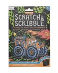 Mini Scratch & Scribble Art Kit - Monster Truck