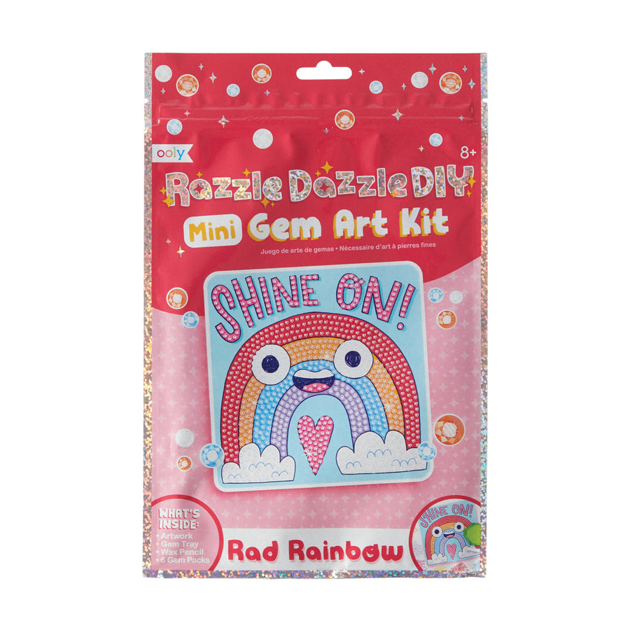 Razzle Dazzle DIY Mini Gem Art Kit - Rad Rainbow