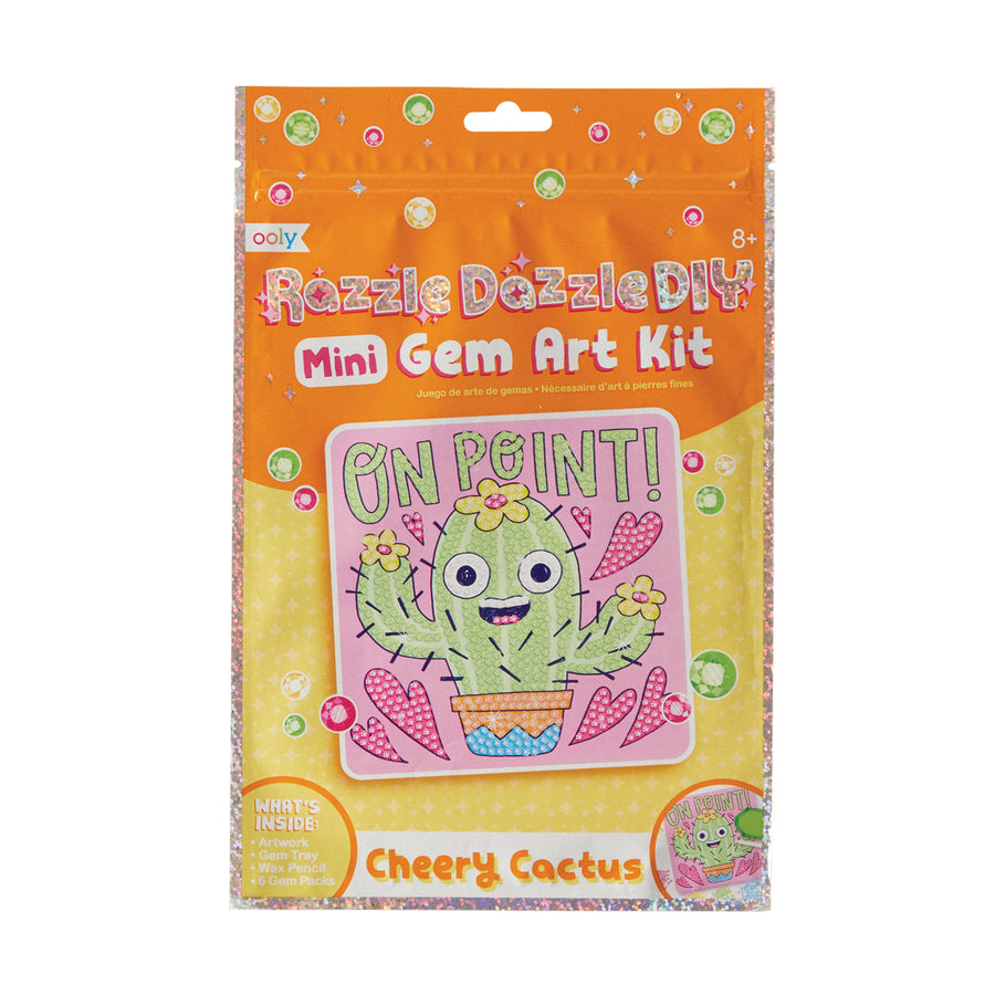 Razzle Dazzle DIY Mini Gem Art Kit - Cheery Cactus
