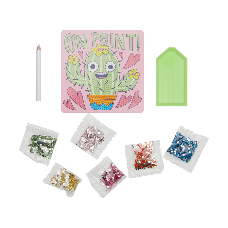 Razzle Dazzle DIY Mini Gem Art Kit - Cheery Cactus
