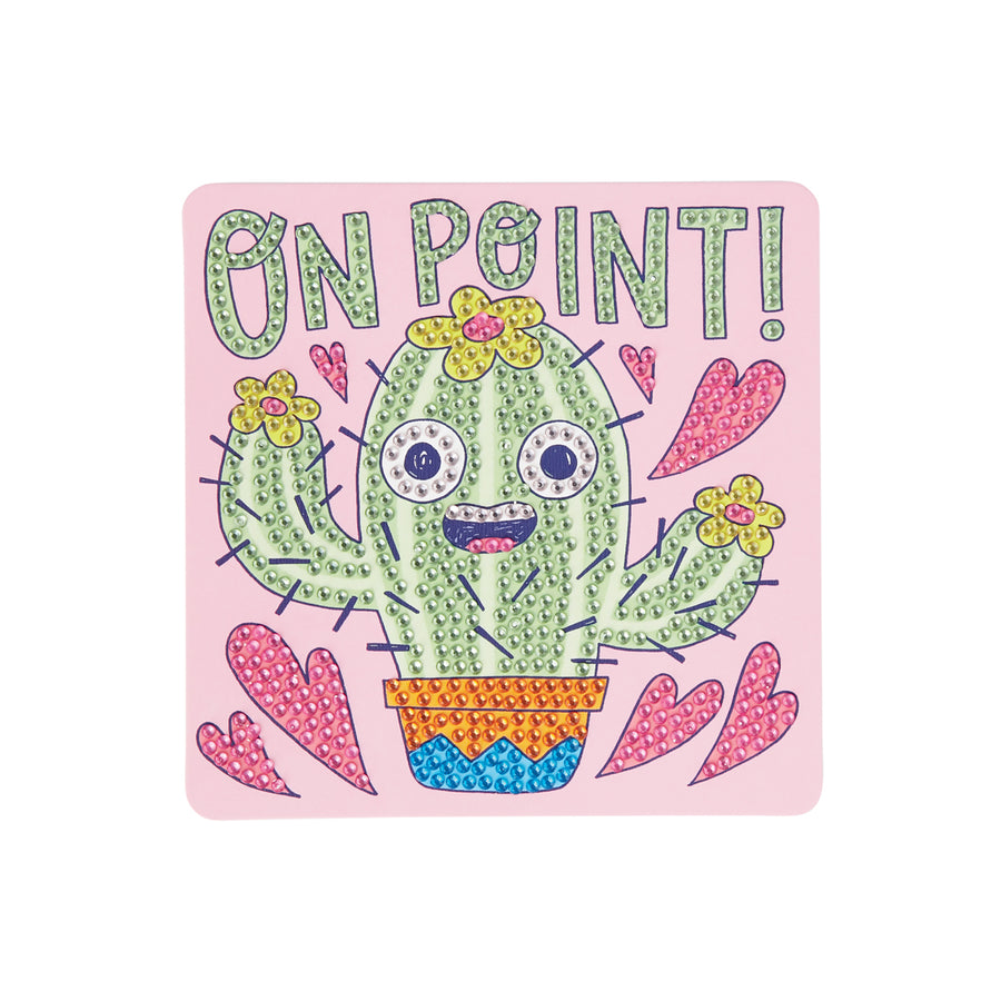Razzle Dazzle DIY Mini Gem Art Kit - Cheery Cactus