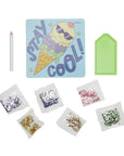 Razzle Dazzle DIY Mini Gem Art Kit - Cool Cream