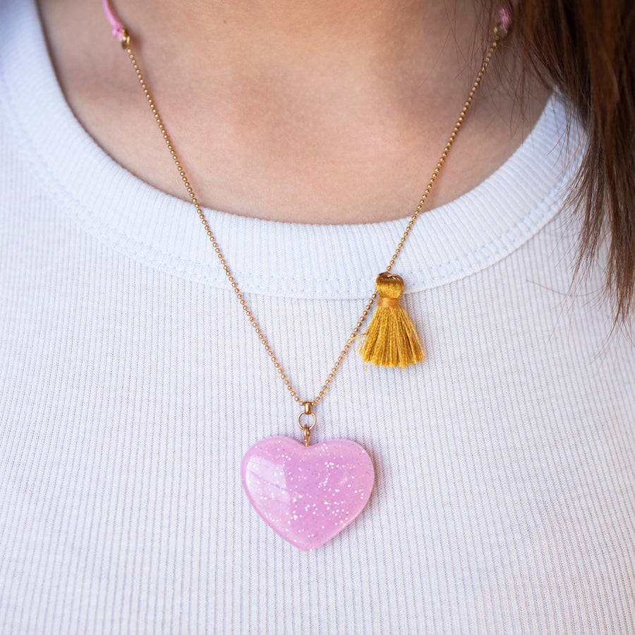 Lily Necklace - Heart