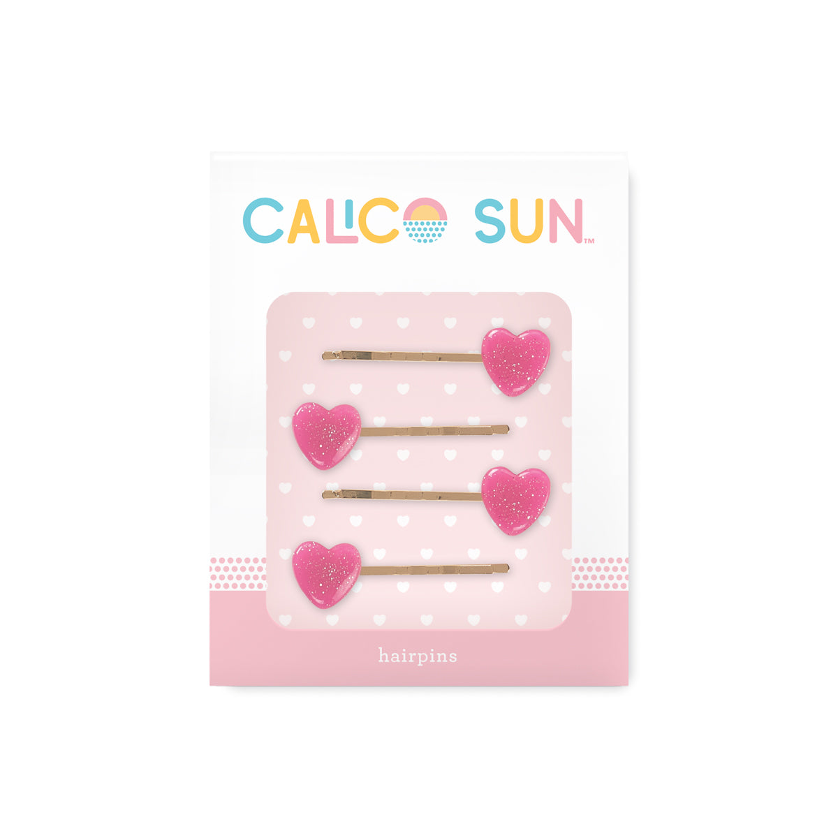 Sophia Hair Clips - Heart