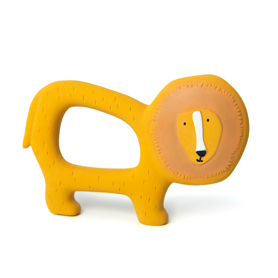 Natural Rubber Grasping Toy - Mr. Lion