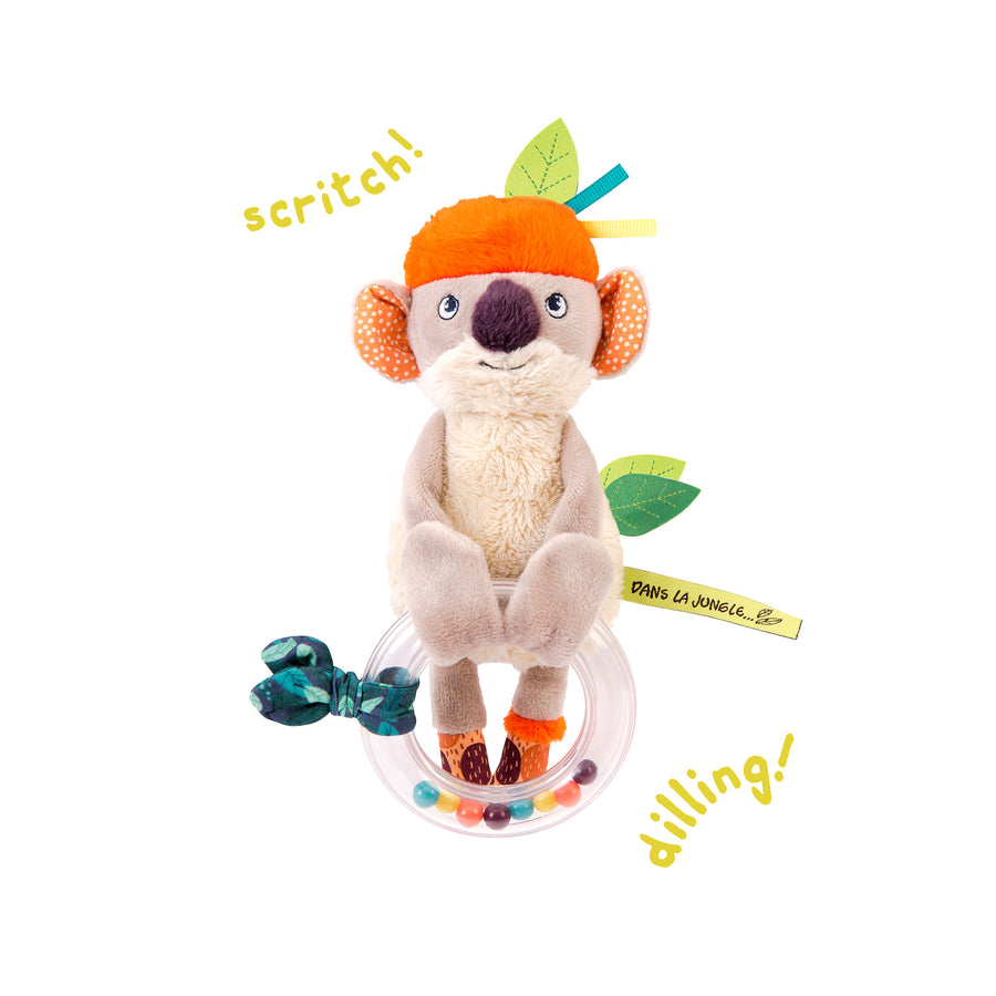 Dans La Jungle Bead Rattle - Koco