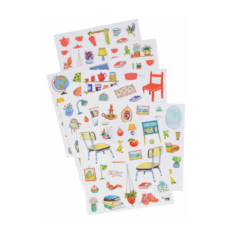 La Grande Famille Coloring and Sticker Book