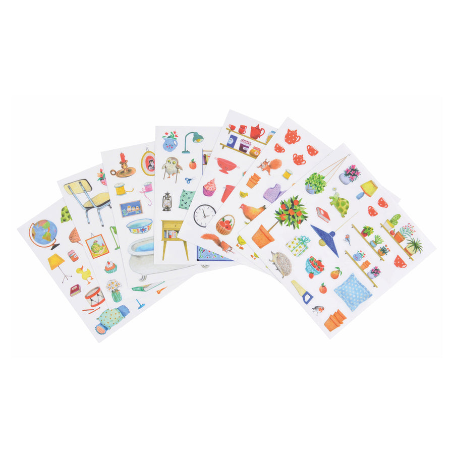 La Grande Famille Coloring and Sticker Book