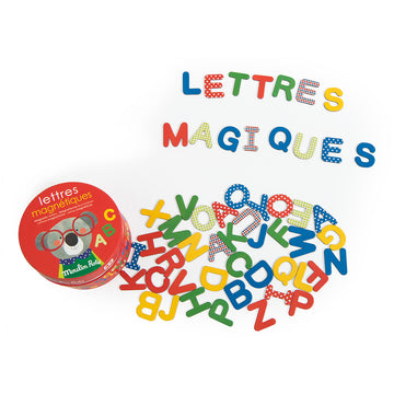 Les Popipop Magnetic Cardboard Letters - 54 Magnets