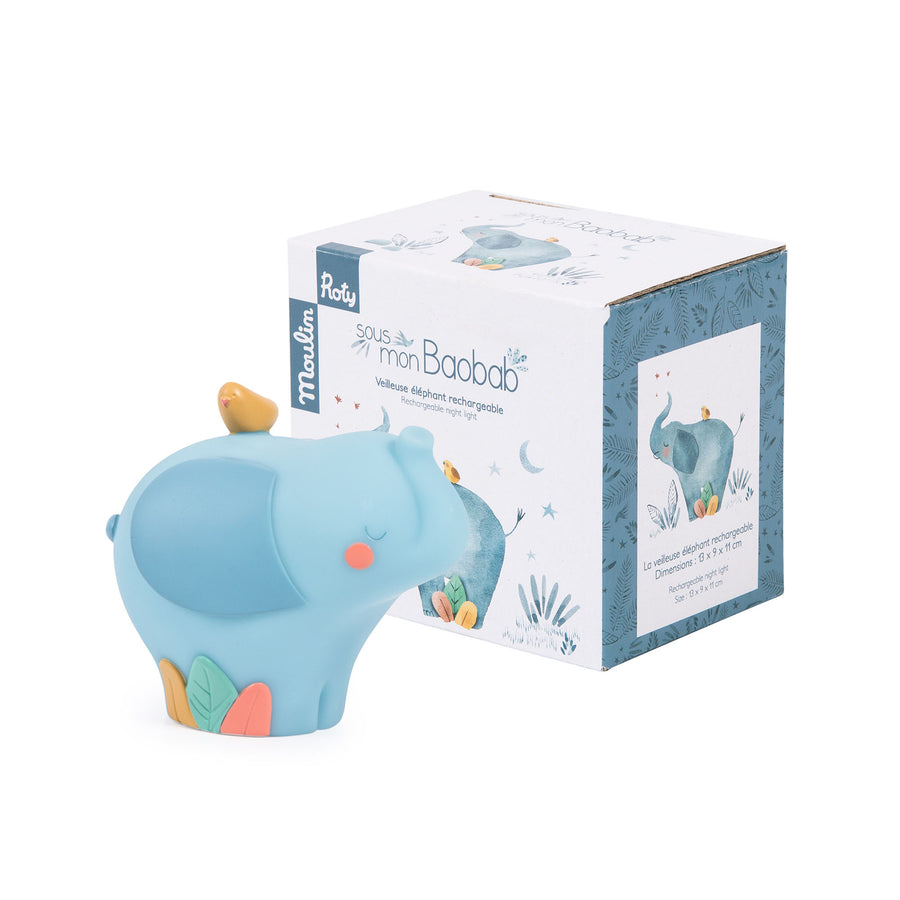 Sous Mon Baobab Elephant USB Night Light