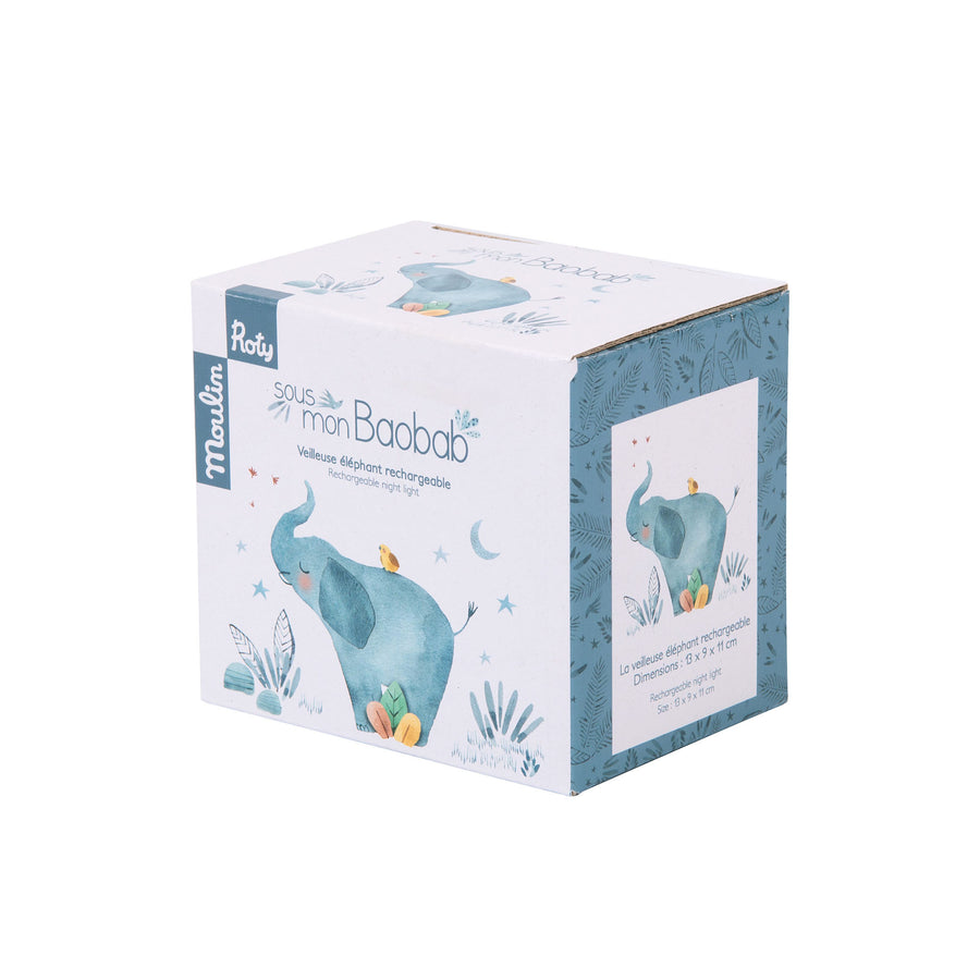 Sous Mon Baobab Elephant USB Night Light