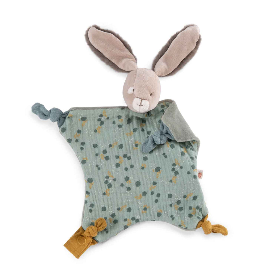 Trois Petits Lapin Rabbit Comforter Sage