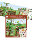 Le Jardin du Moulin Rub-on Stickers Gardener  