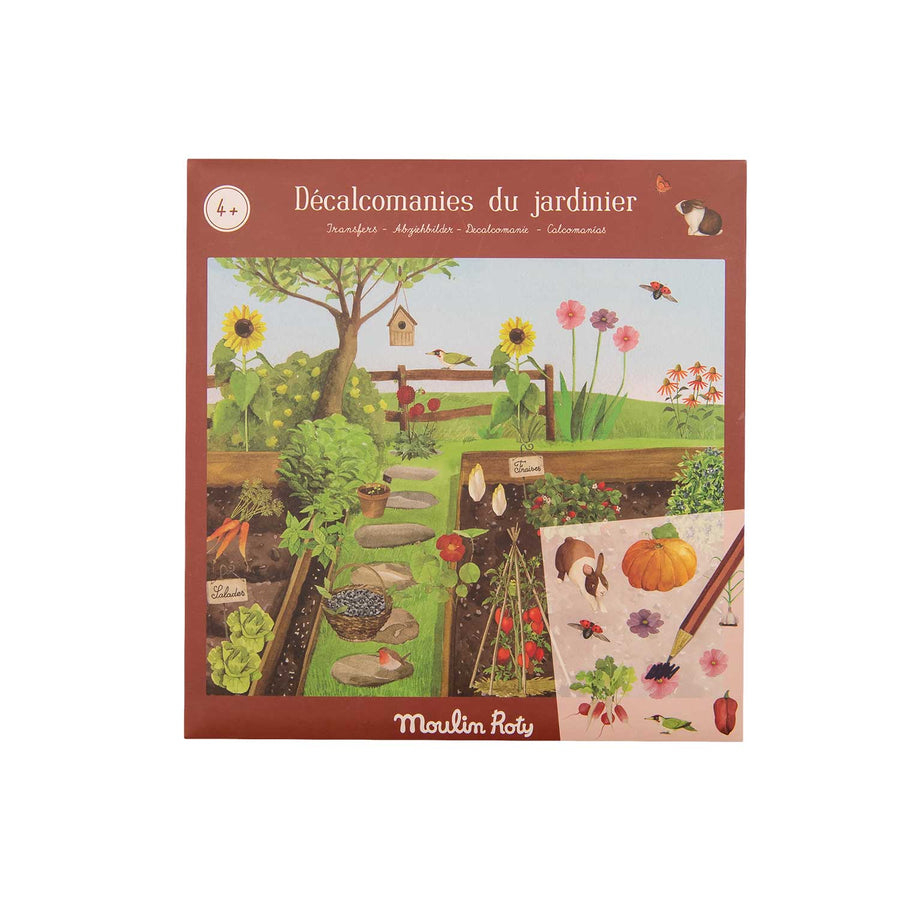 Le Jardin du Moulin Rub-on Stickers Gardener  
