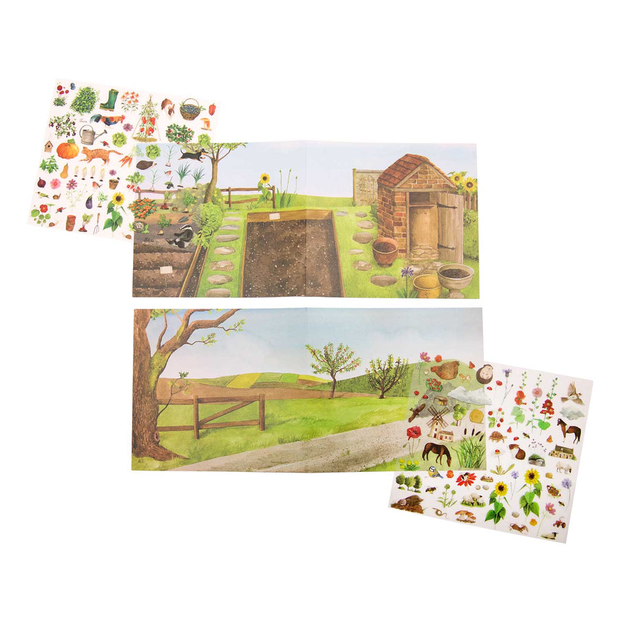 Le Jardin du Moulin Rub-on Stickers Gardener  