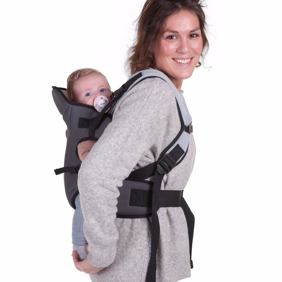 Neoprene Waterproof Baby Carrier - Dark Grey