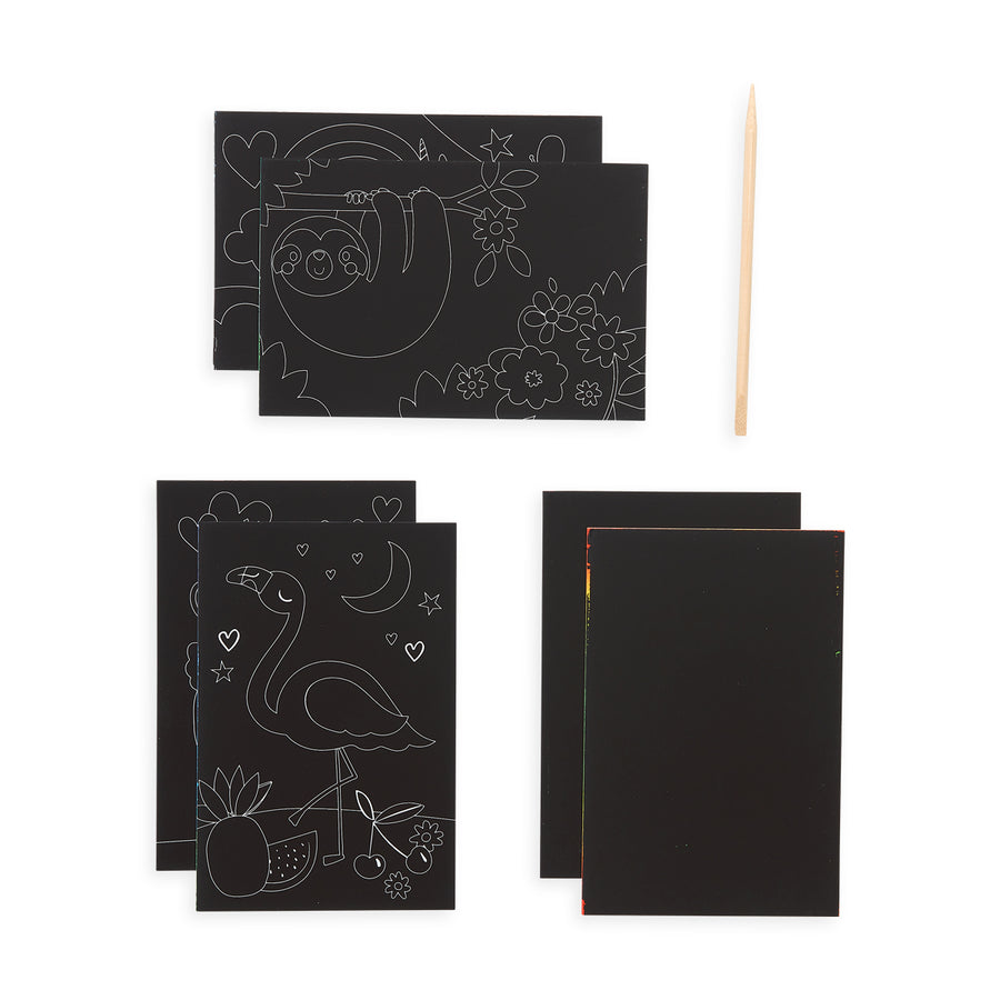 Mini Scratch & Scribble Art Kit - Funtastic Friends