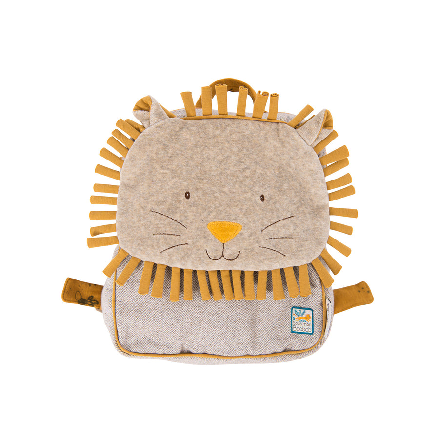 Sous Mon Baobab Child Backpack - Paprika Lion