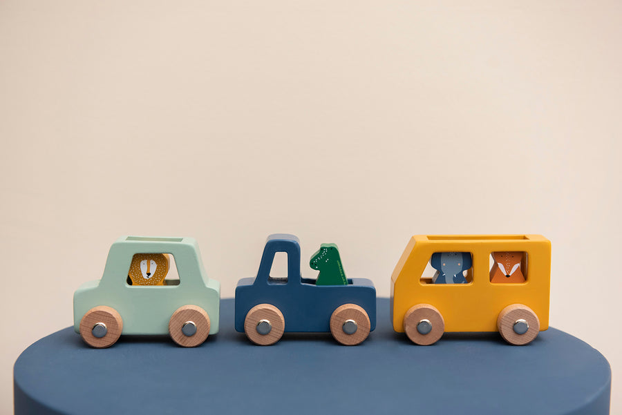 Wooden Animal Car