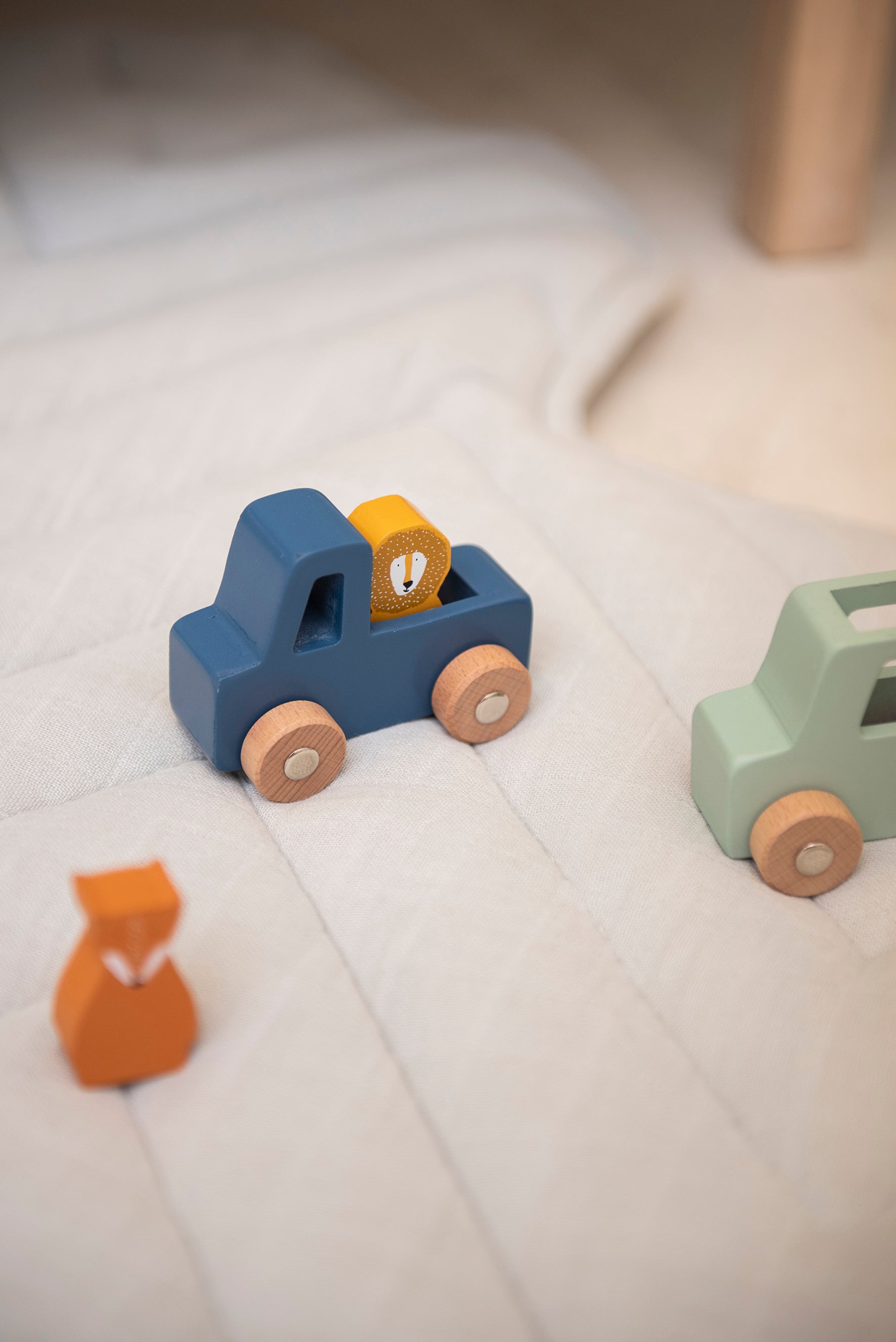 Wooden Animal Car