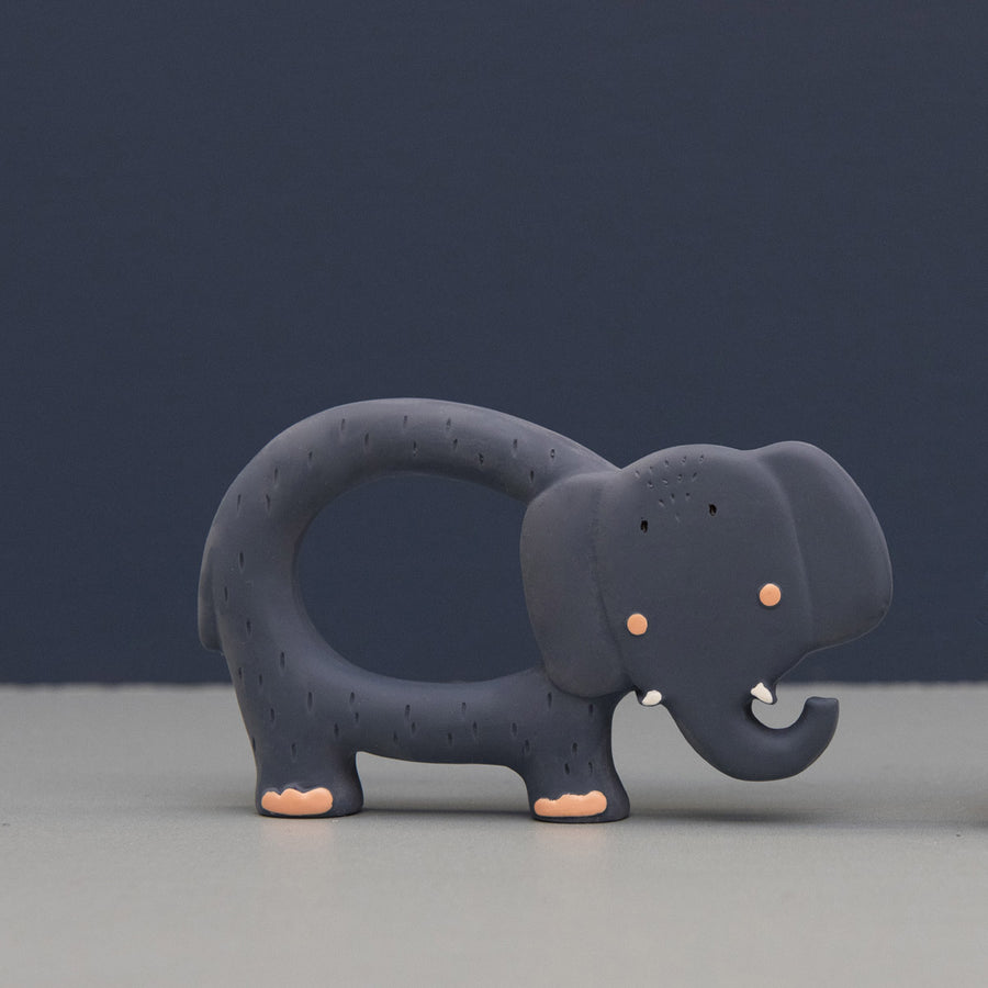 Natural Rubber Grasping Toy - Mrs. Elephant