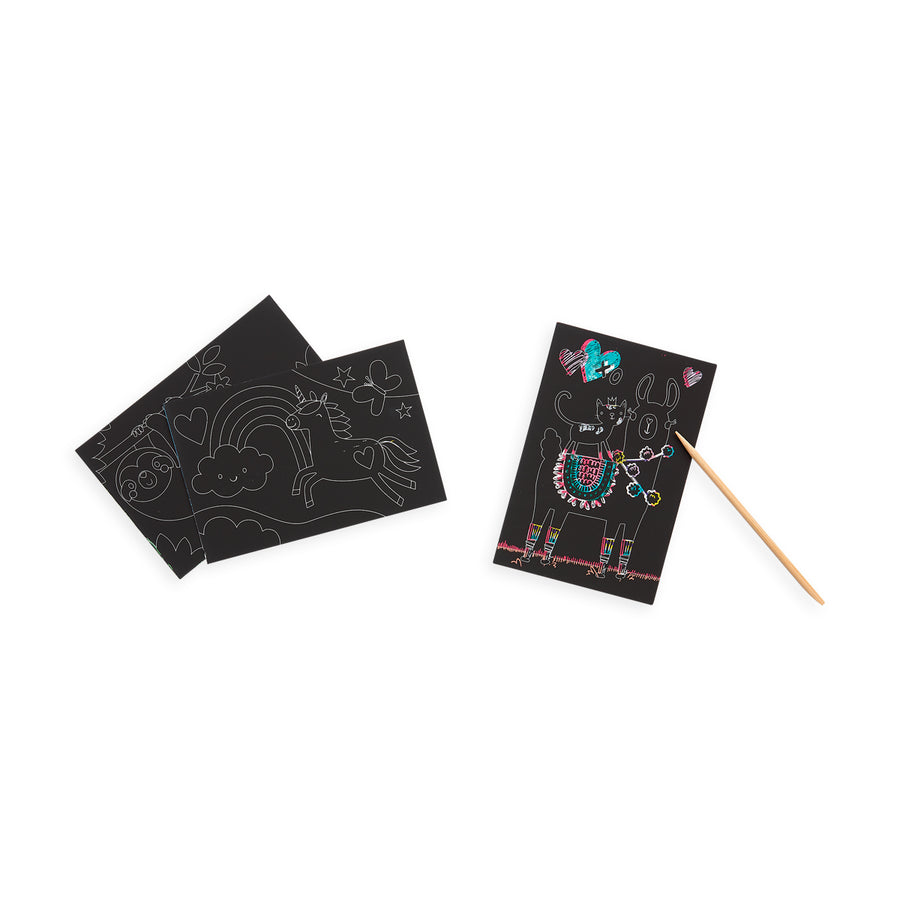 Mini Scratch & Scribble Art Kit - Funtastic Friends