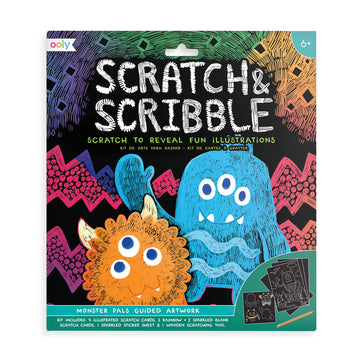 Scratch & Scribble Art Kit - Monster Pals