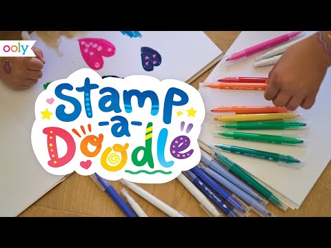 Stamp-A-Doodle Double-Ended Markers - Set of 12