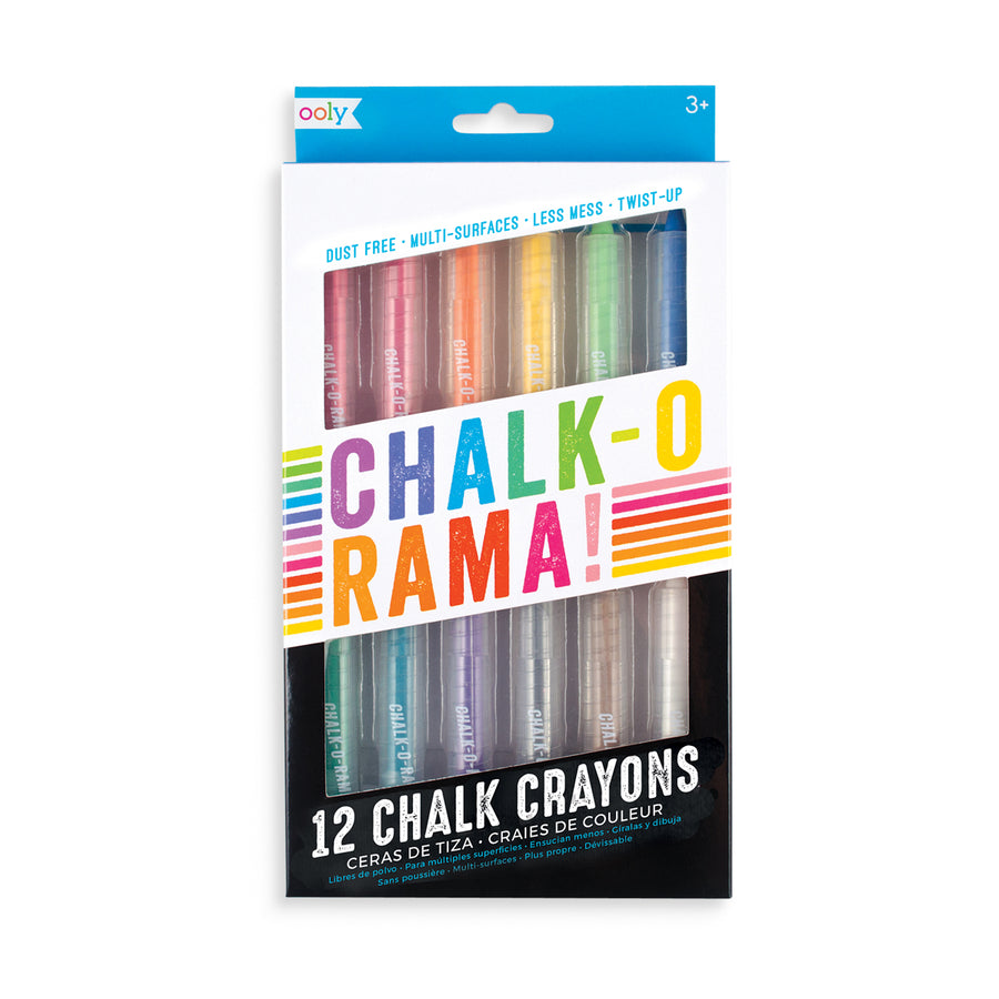 Chalk O Rama Chalk Crayons - Set of 12