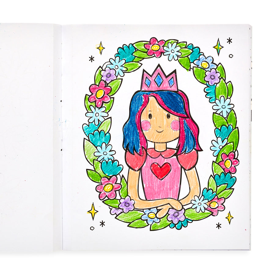 Color-in Book - Princesses & Fairies