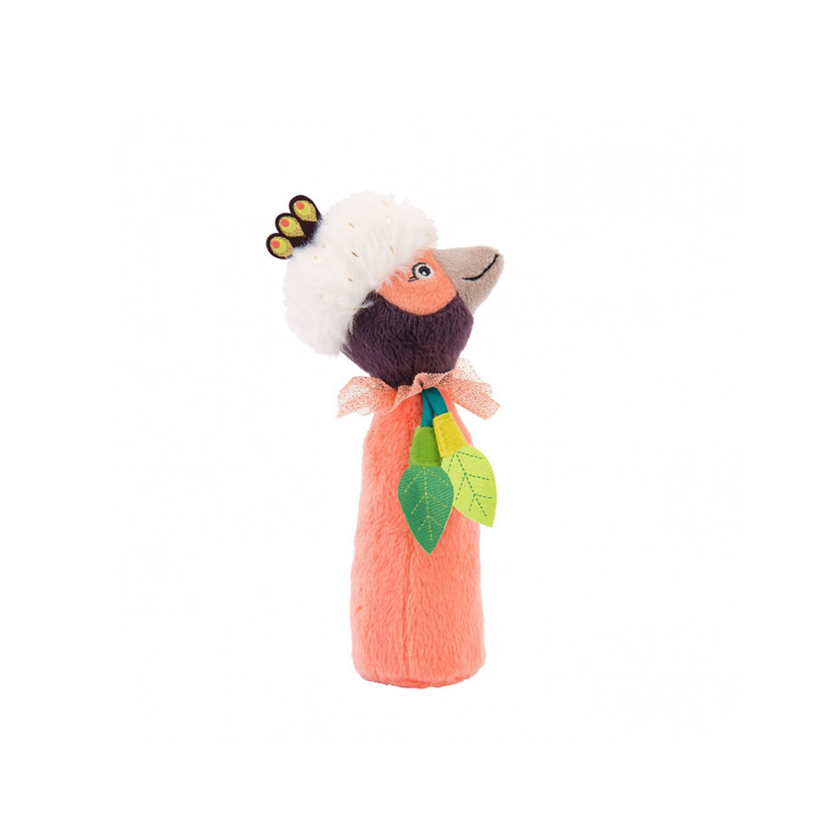 Dans La Jungle Baby Squeaker Rattle - Paloma the Bird of Paradise